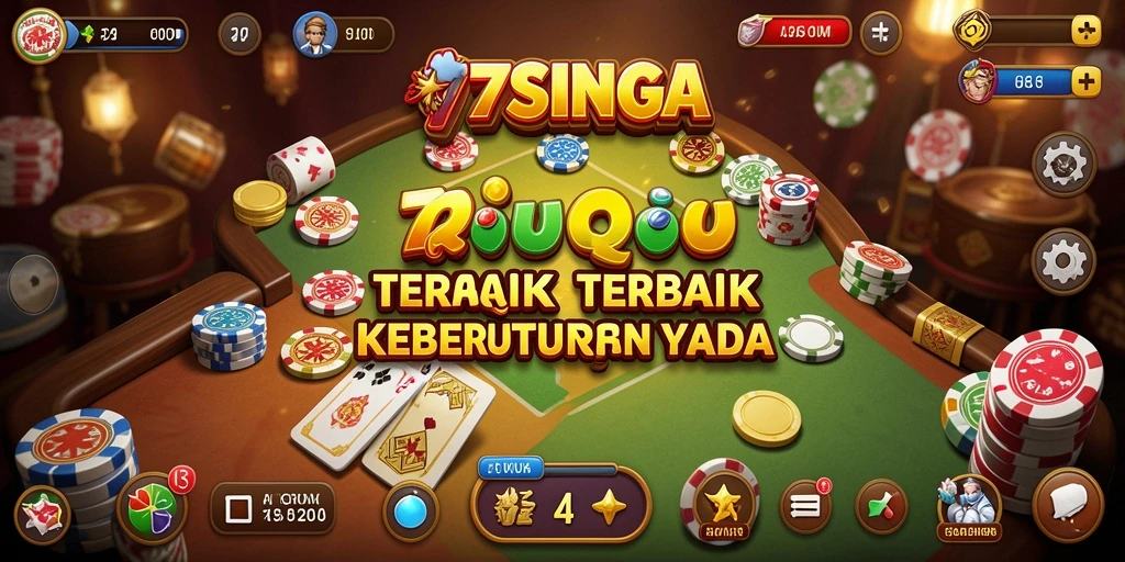 Tampilan menarik dari gameplay QiuQiu 77SINGA.