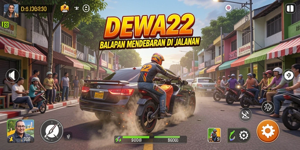 Menampilkan gameplay balapan yang mendebarkan dan penuh aksi.