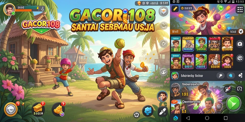 Screenshot gameplay GACOR108 yang menunjukkan keseruan bermain.