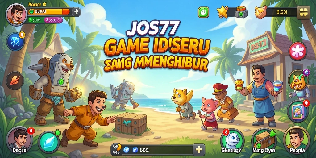 Screenshot utama JOS77 menampilkan gameplay Idle yang mengasyikkan.