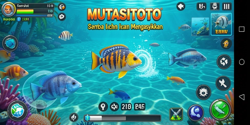 Tampilan gameplay Tembak Ikan yang seru dan menantang.