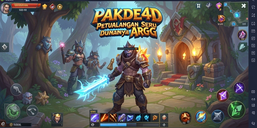 Tampilan gameplay PAKDE4D yang menegangkan dan penuh aksi.