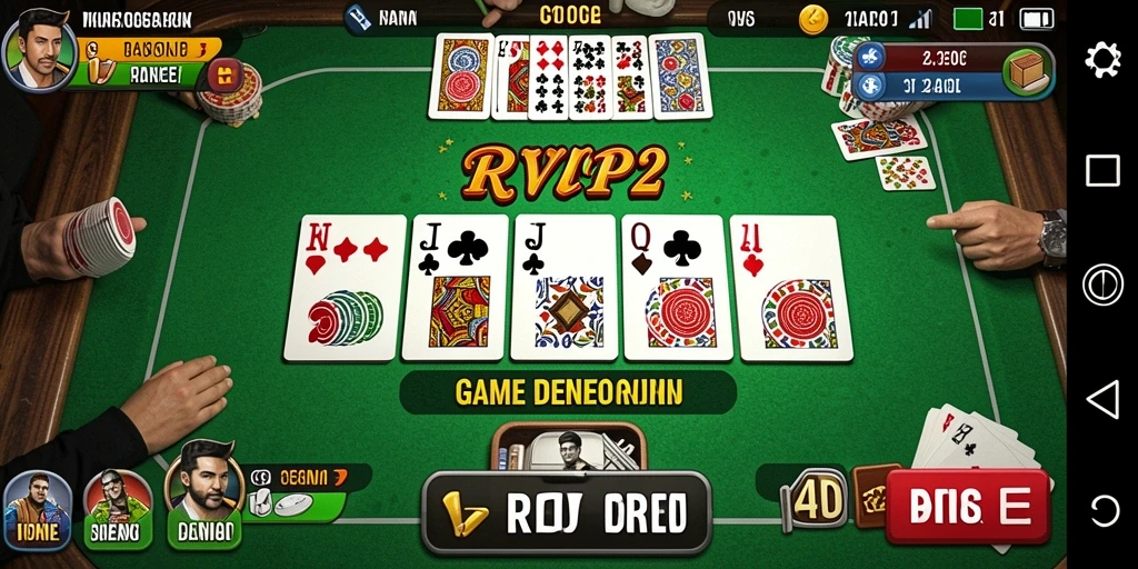 Tampilan gameplay seru dari domino di RVIP2.