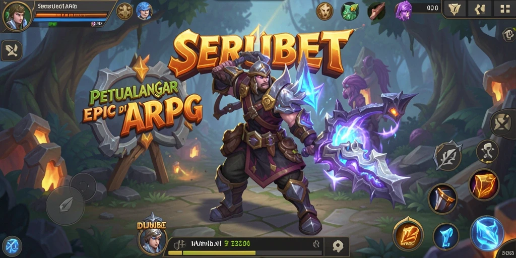 Tampilan gameplay SERUBET yang mendebarkan dan penuh aksi.