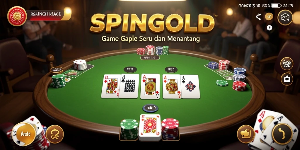 Tampilan gameplay seru dari SPINGOLD yang menarik.