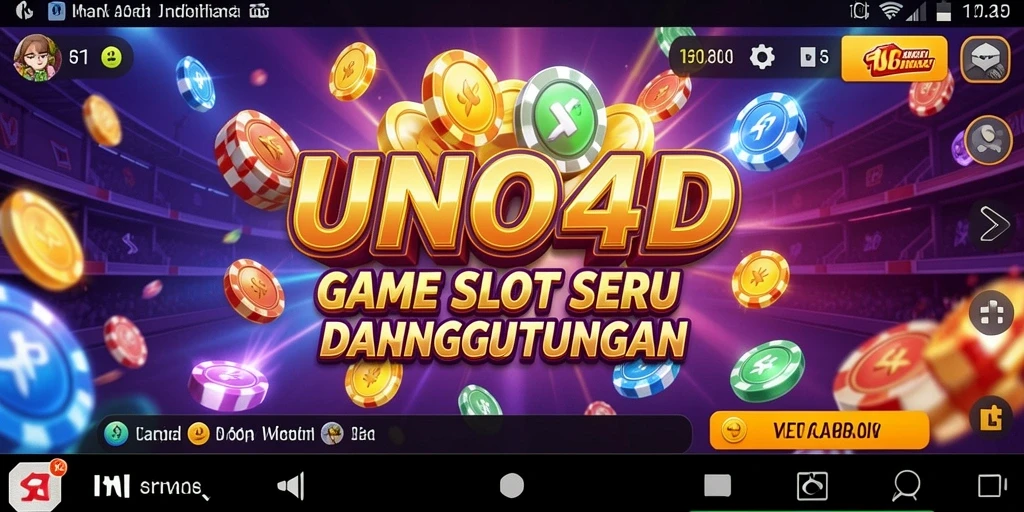 Tampilan permainan Slot UNO4D yang menarik dan seru.